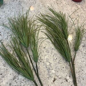 Artificial spiky grass/fern stems - 2 pieces